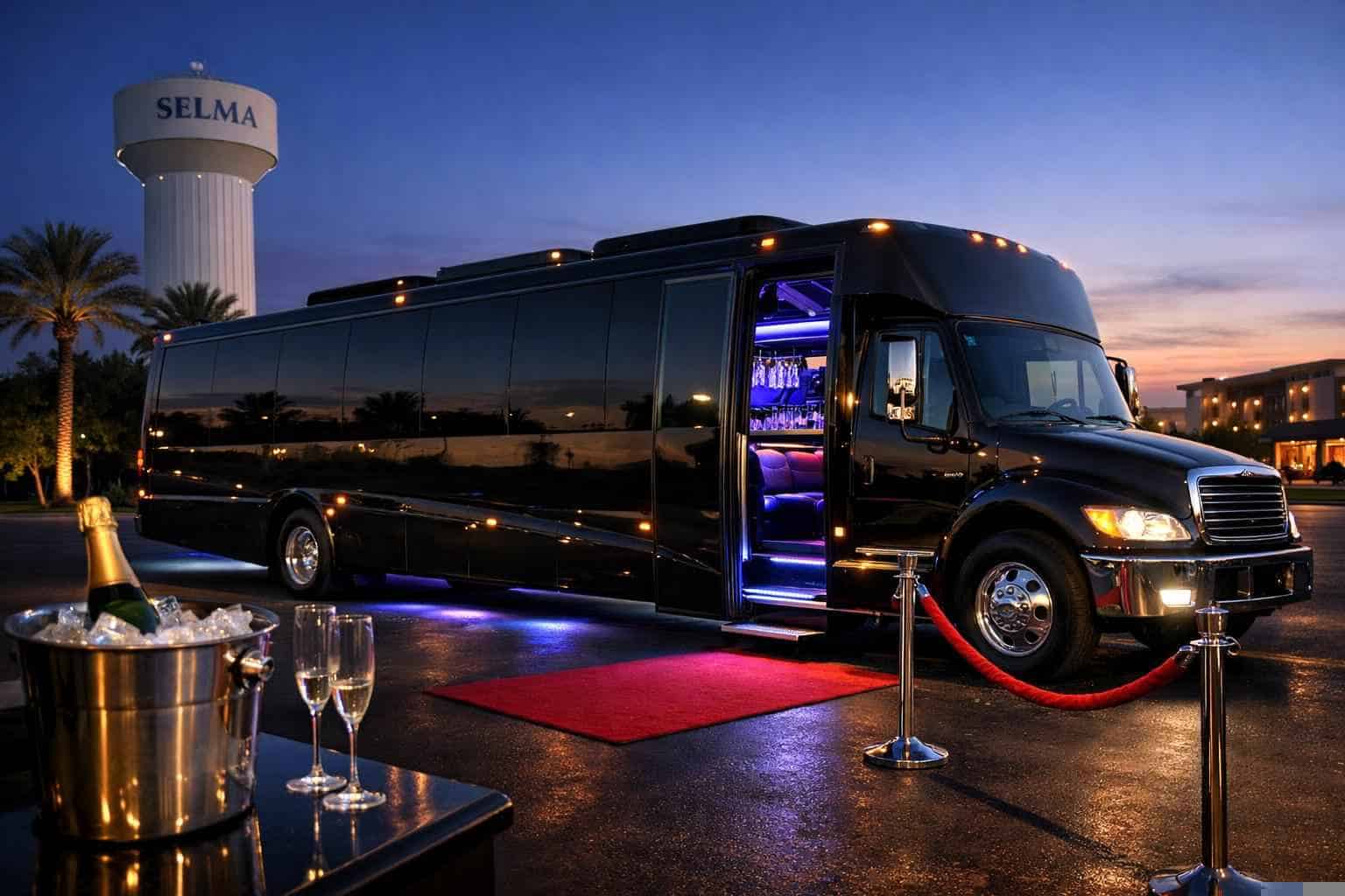 Luxury Party Bus Rental in Selma Texas