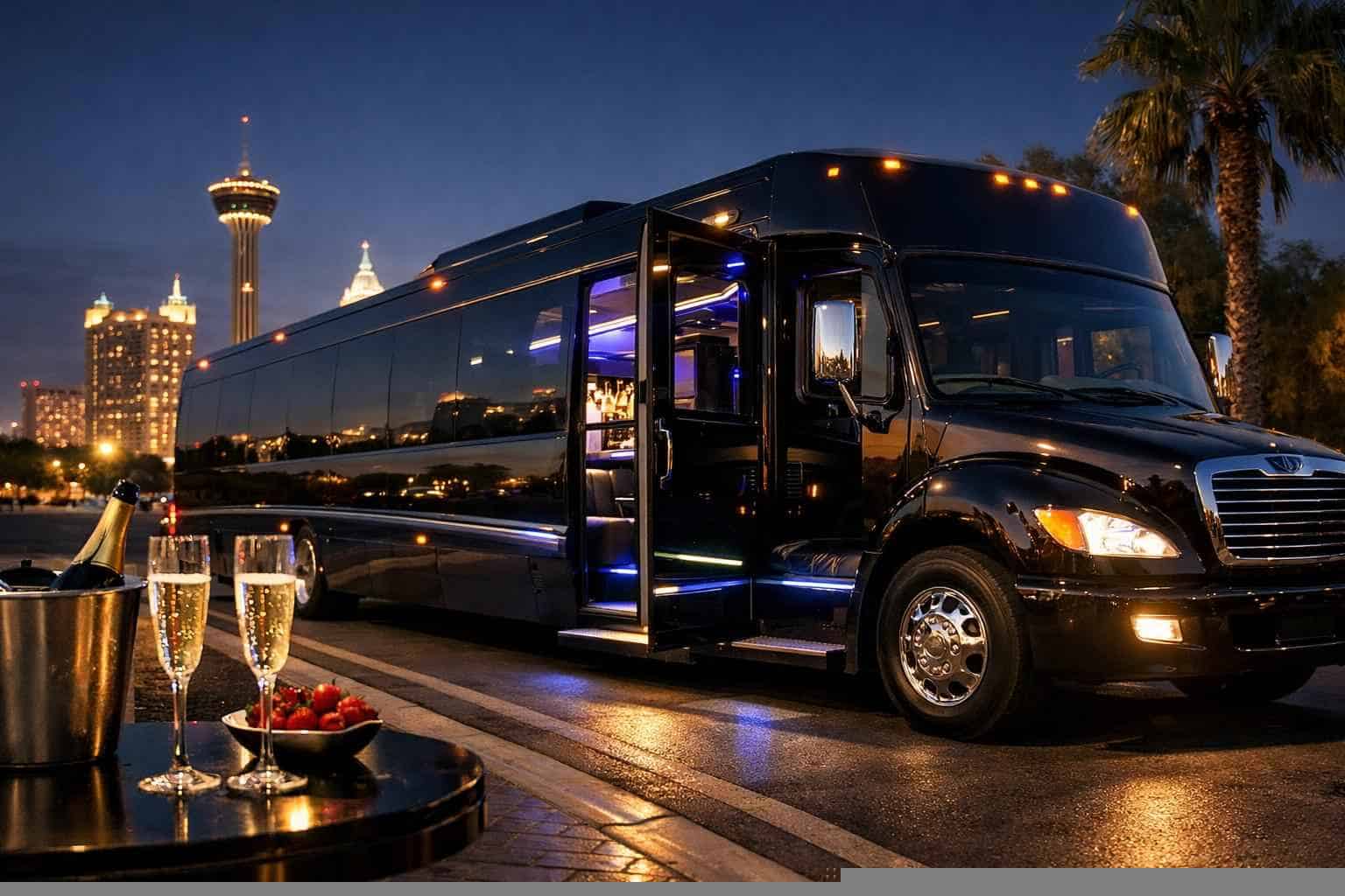 Luxury Party Bus Rental in Windcrest Texas