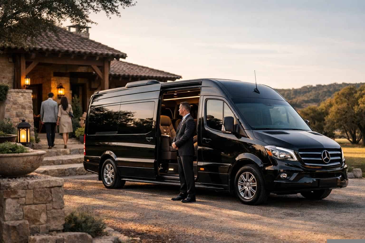 Luxury Passenger Van with Driver in Boerne Texas