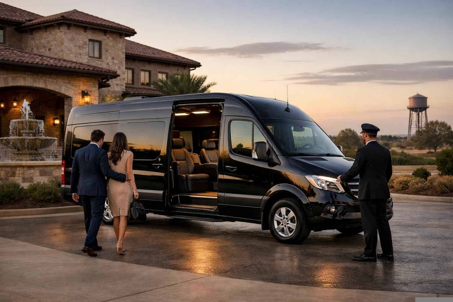 Luxury Passenger Van with Driver in Cibolo Texas