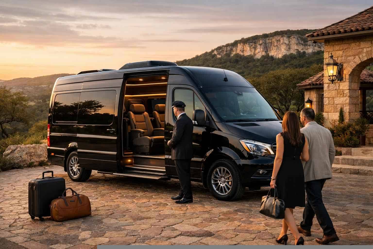 Luxury Passenger Van with Driver in Helotes Texas