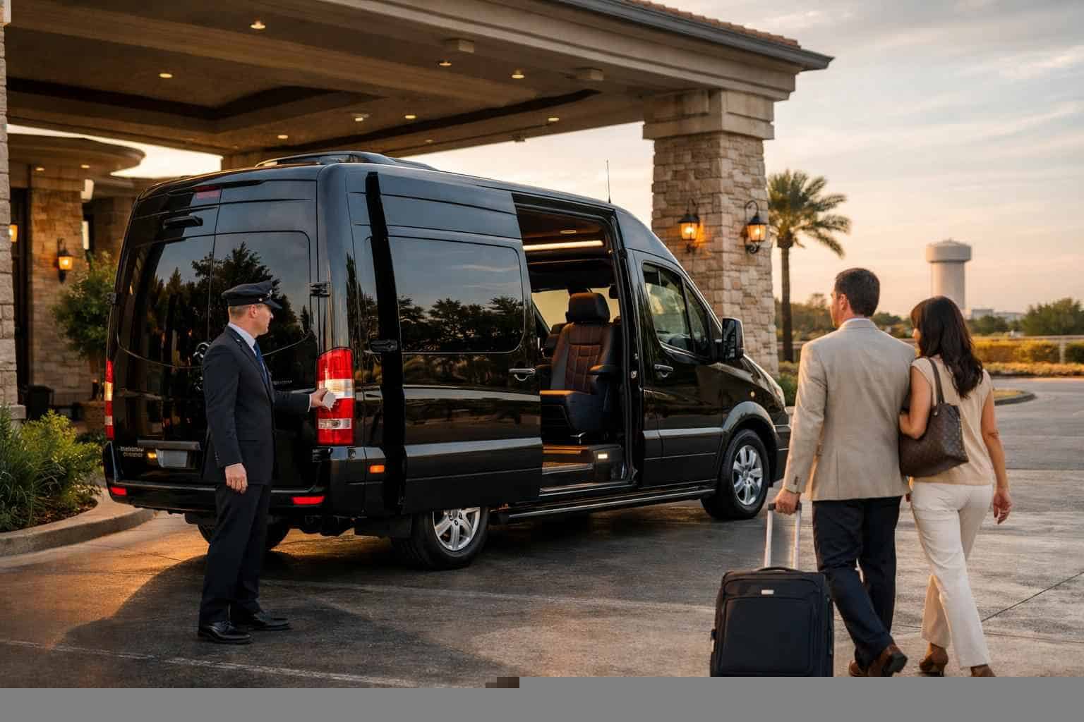Luxury Passenger Van with Driver in Schertz Texas