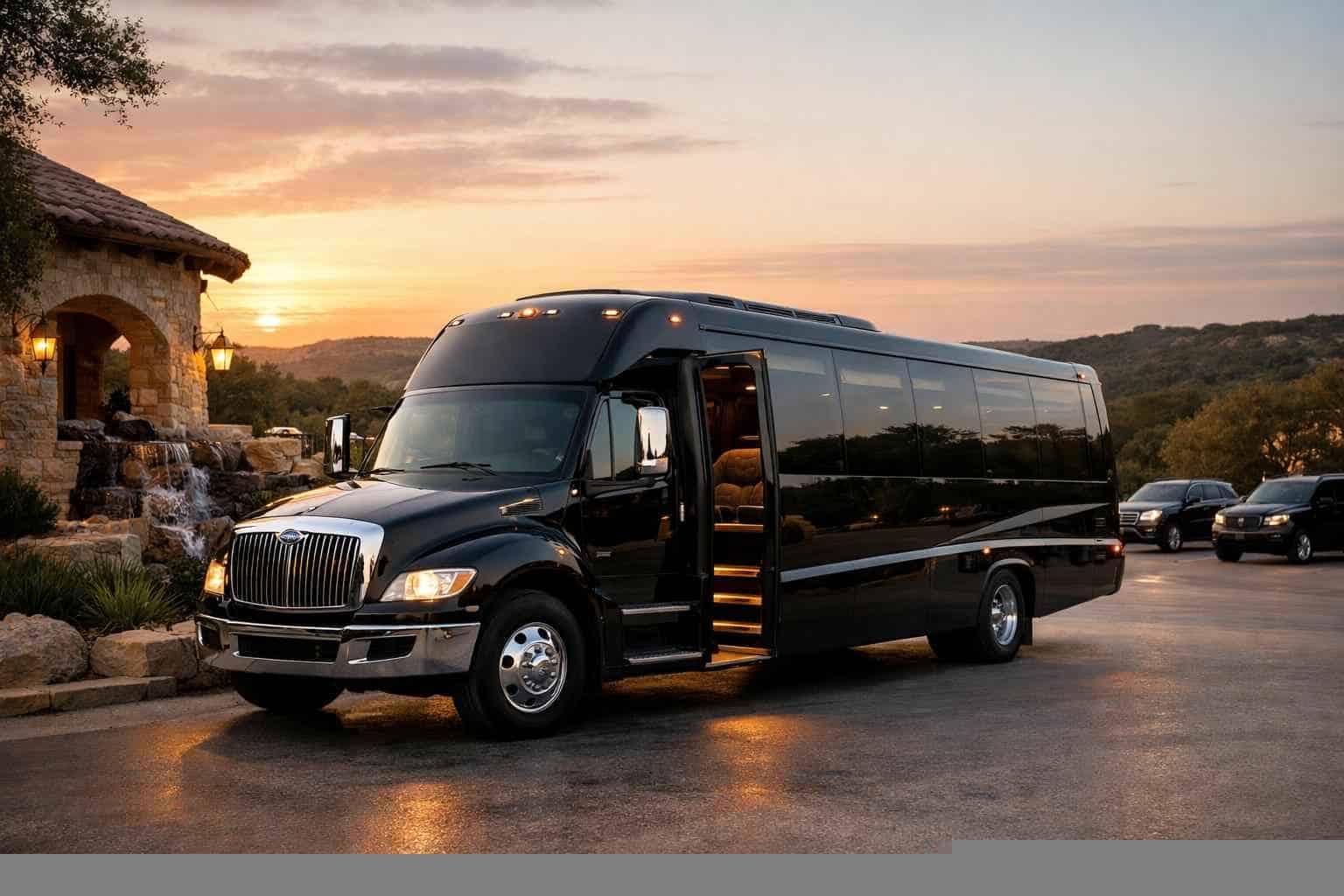 Luxury Shuttle Bus Rental in Helotes Texas