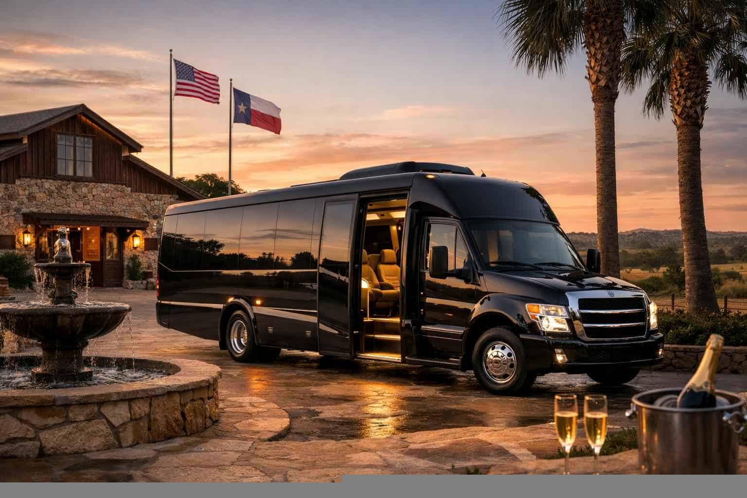 Luxury Shuttle Bus Rental in Seguin Texas