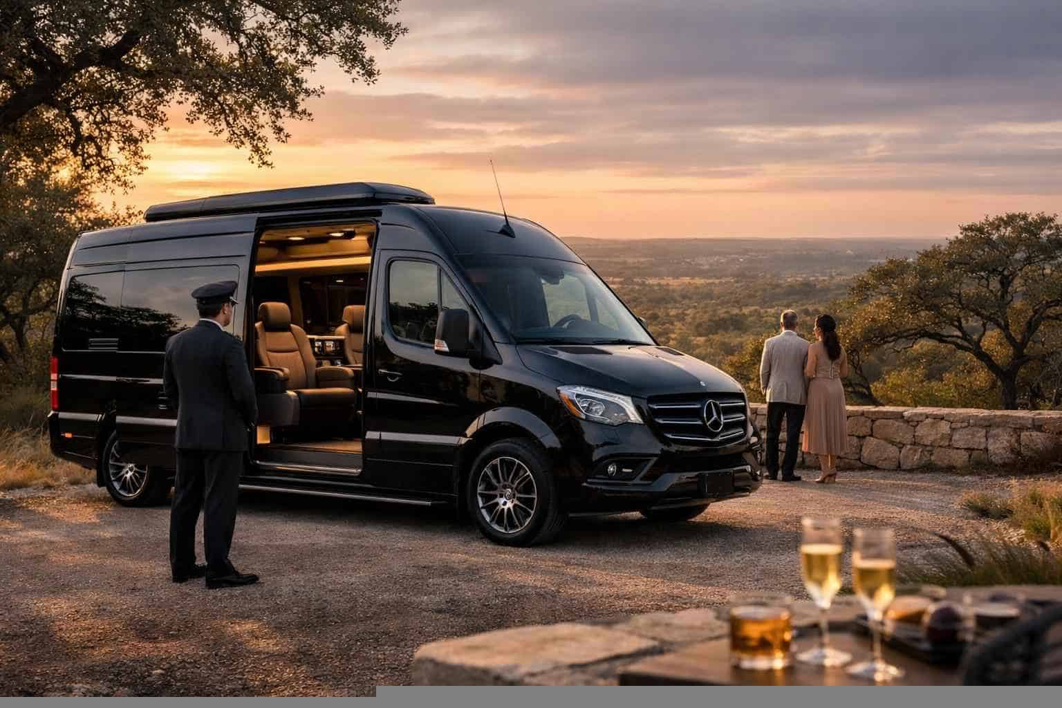 Luxury Sprinter Van Rental with Driver in Bulverde Texas