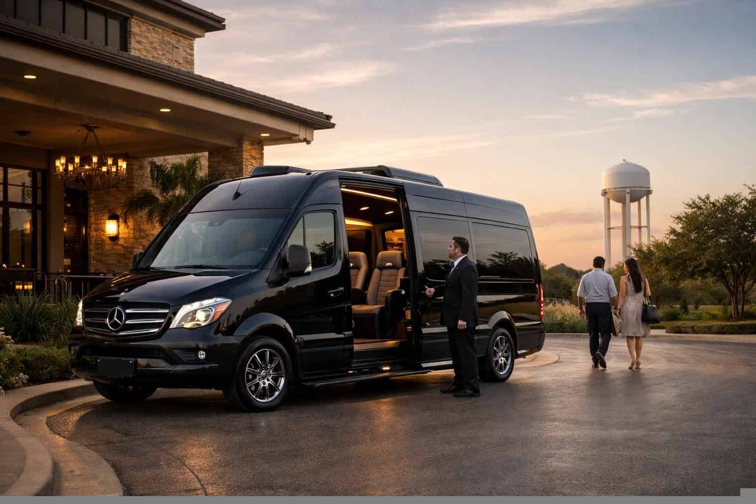 Luxury Sprinter Van Rental with Driver in Schertz Texas