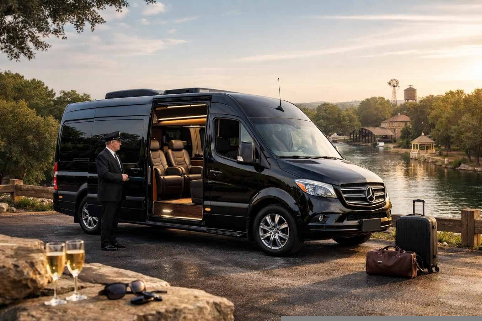 Luxury Sprinter Van Rental with Driver in Seguin Texas