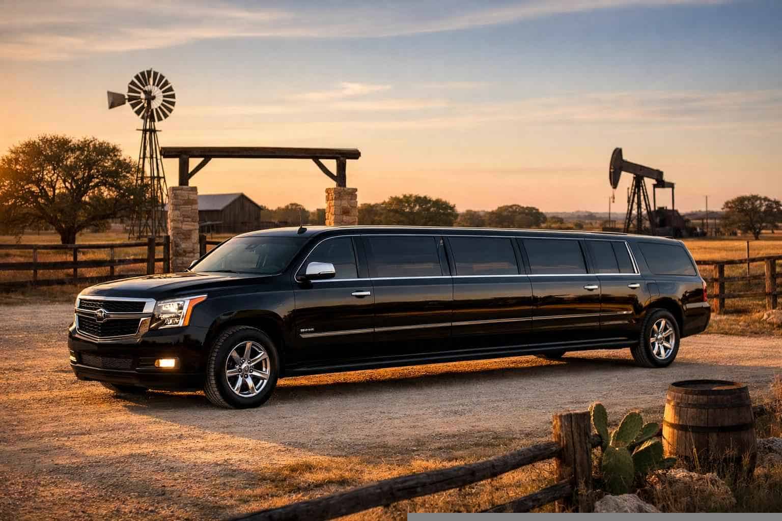 Luxury SUV Limousine in Pleasanton Texas