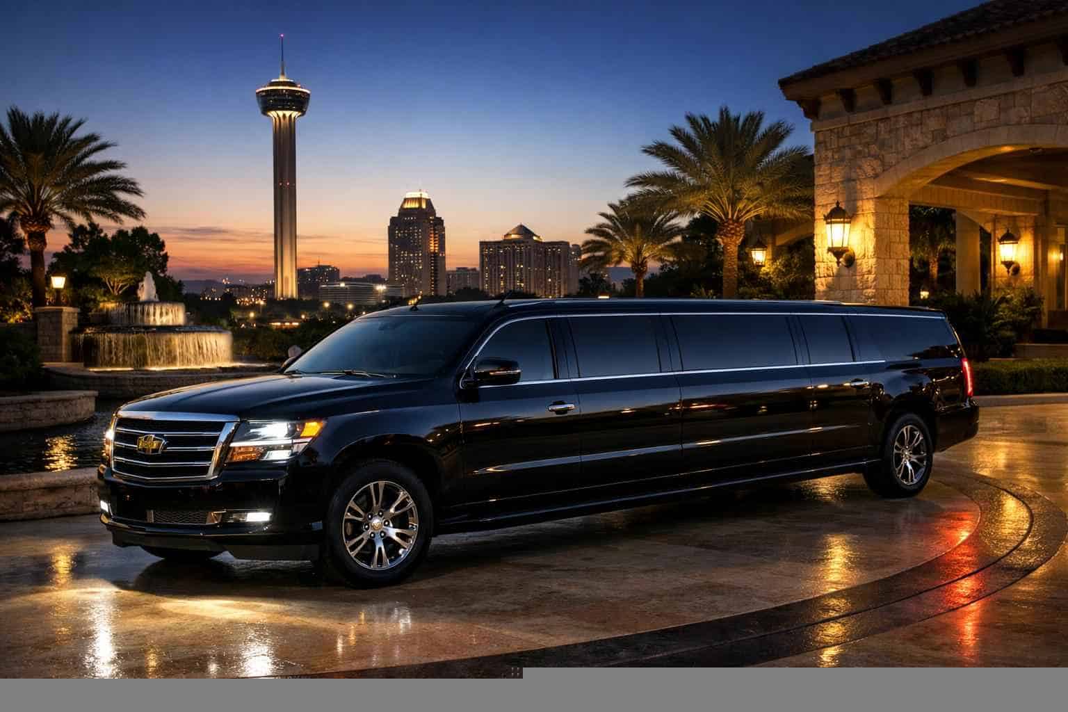 Luxury SUV Limousine In Universal City Texas