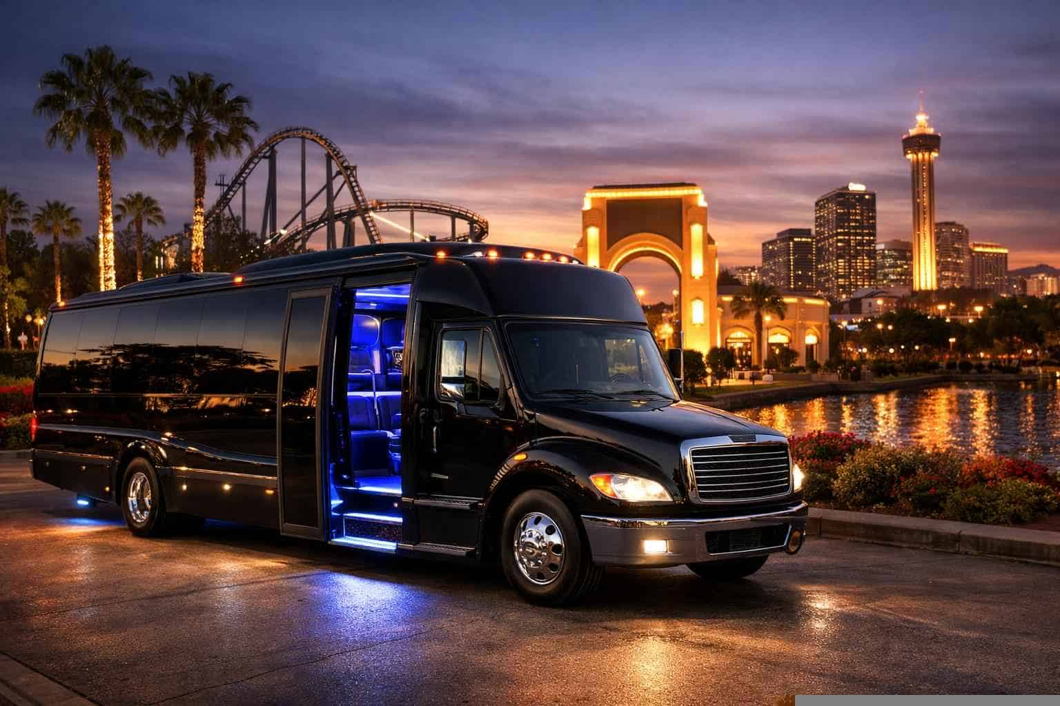 Party Bus Rental Near Me Universal City TX