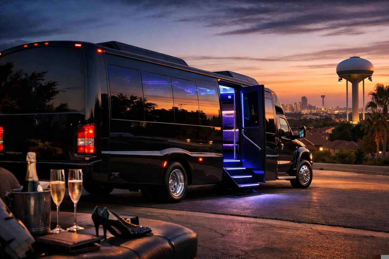 Party Bus Rental Near Me Windcrest TX