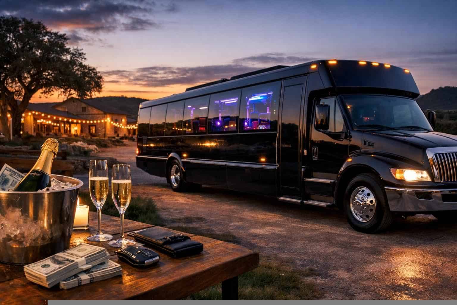 Party Bus Rental Prices in Boerne TX