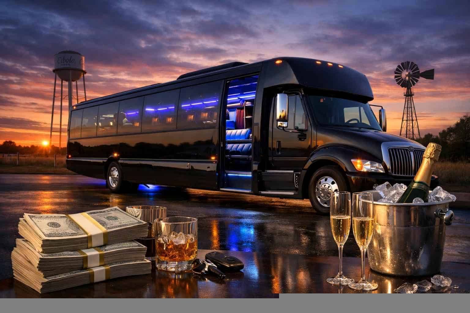 Party Bus Rental Prices in Cibolo TX