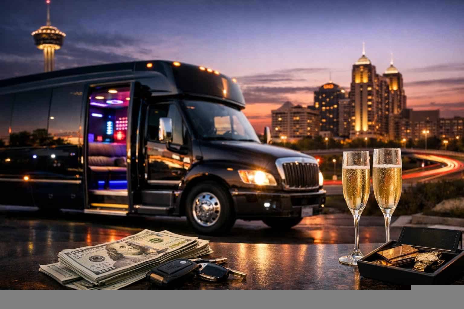 Party Bus Rental Prices in Converse TX