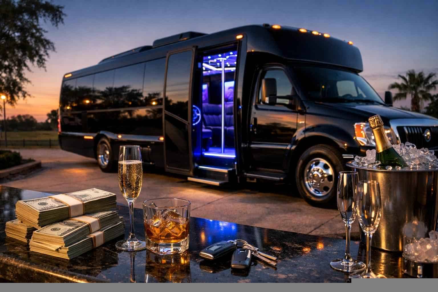 Party Bus Rental Prices in La Vernia TX