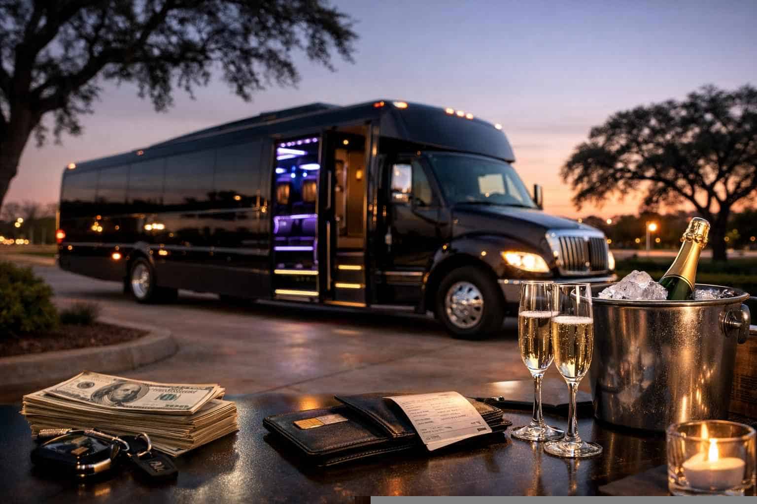 Party Bus Rental Prices in Live Oak TX