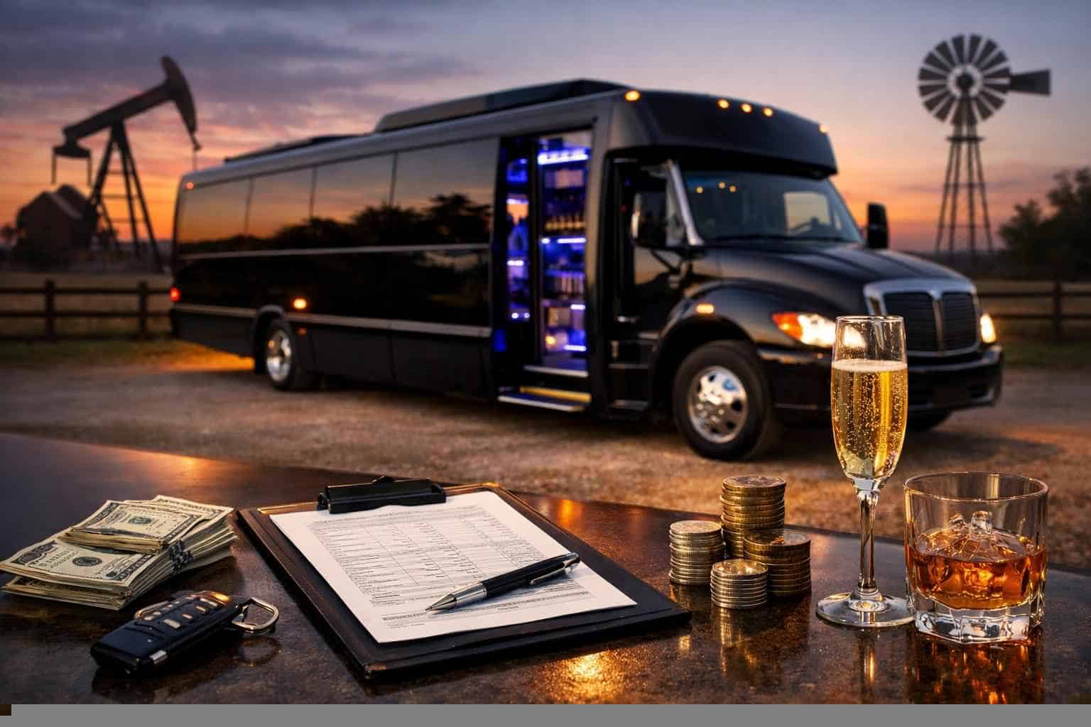 Party Bus Rental Prices in Pleasanton TX