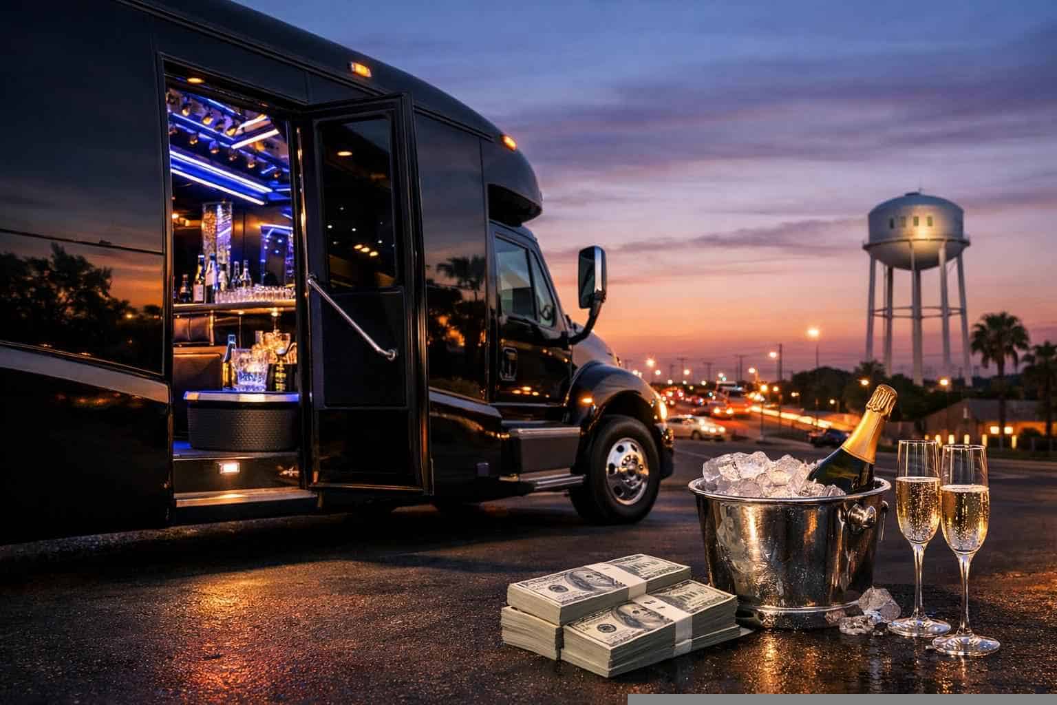 Party Bus Rental Prices in Selma TX