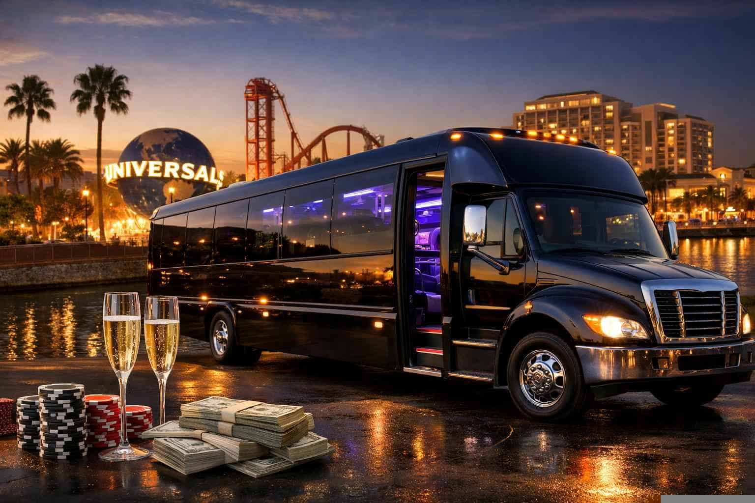 Party Bus Rental Prices in Universal City TX