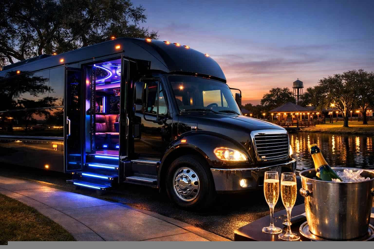 Party Bus Rental Services in Live Oak Texas