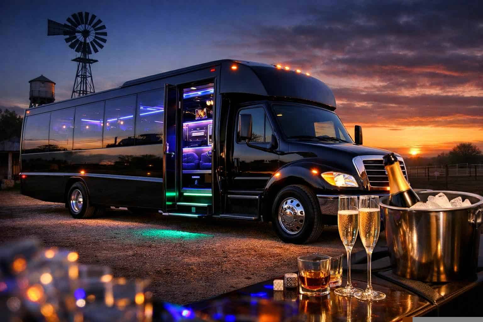 Party Bus Rental Services in Pleasanton Texas