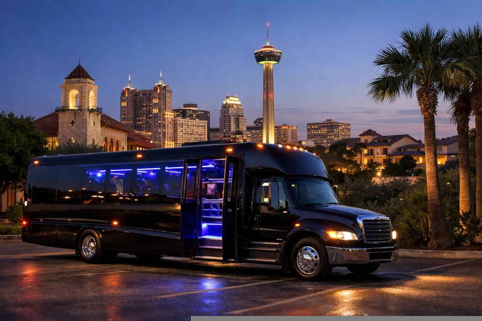 Party Buses in Alamo Heights Texas