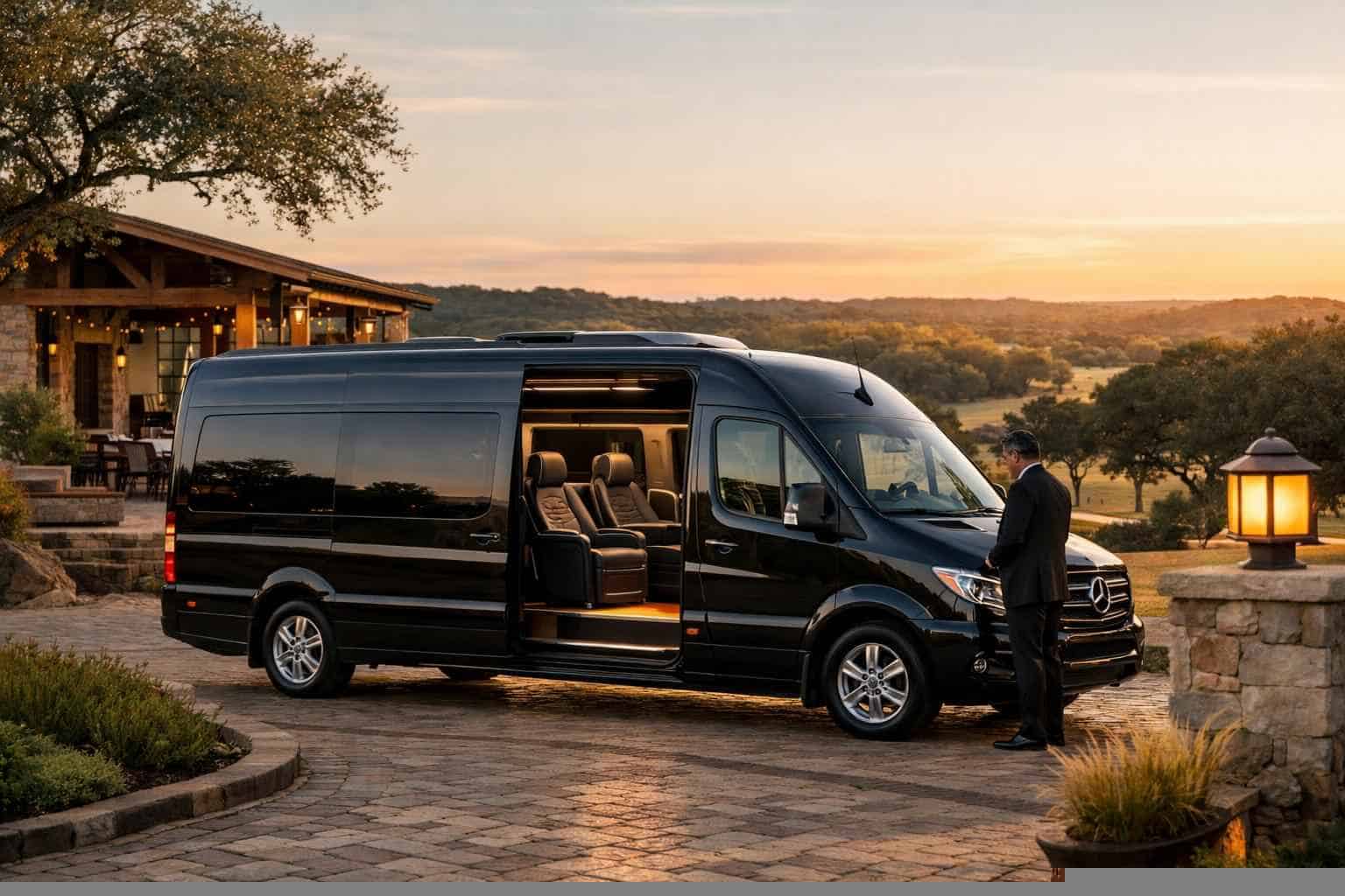 Passenger Van with Driver Boerne TX