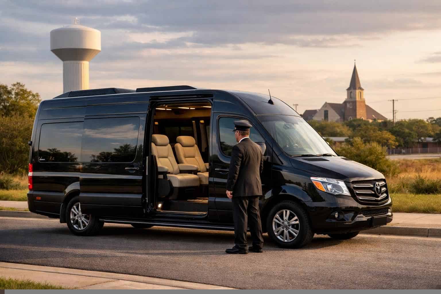 Passenger Van with Driver Near Me Converse TX