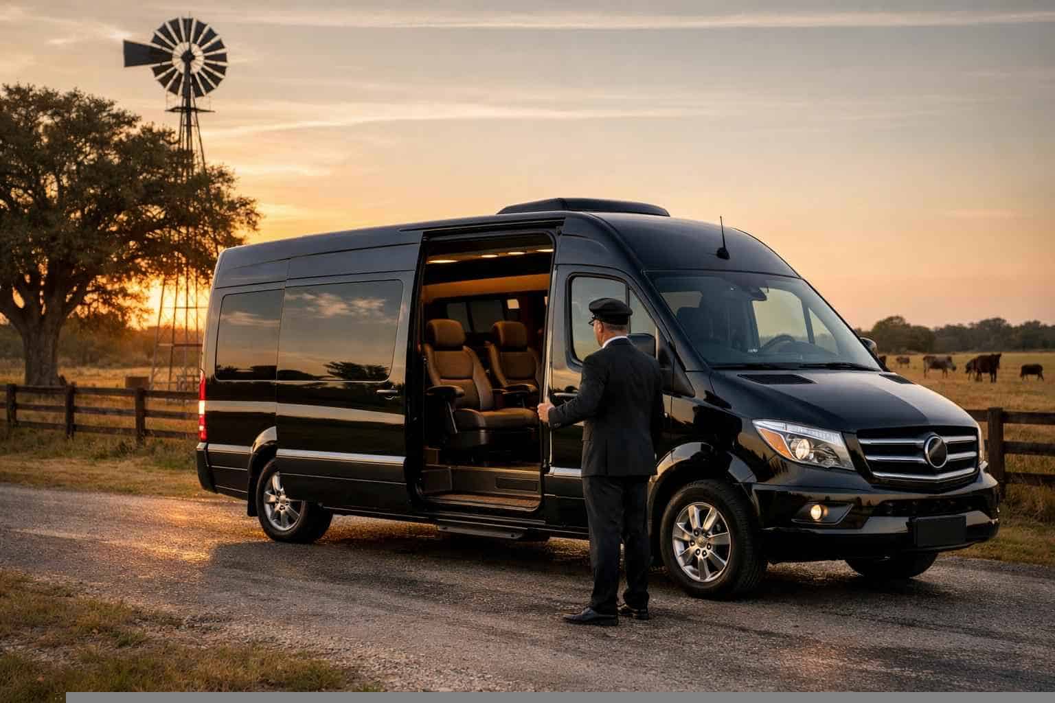 Passenger Van with Driver Near Me Floresville TX
