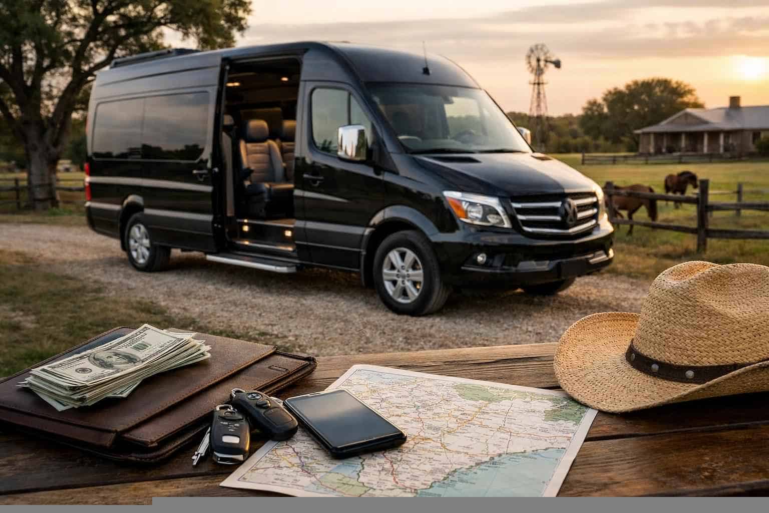 Passenger Van with Driver Prices in La Vernia TX