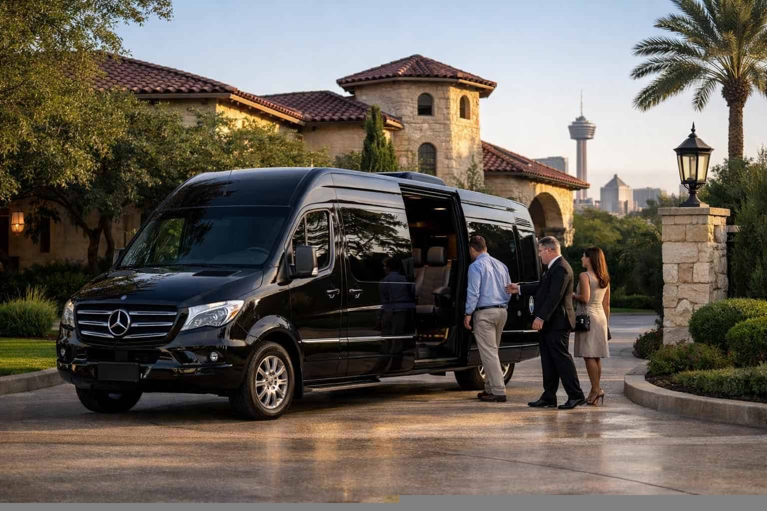 Passenger Van with Driver Services in Alamo Heights Texas