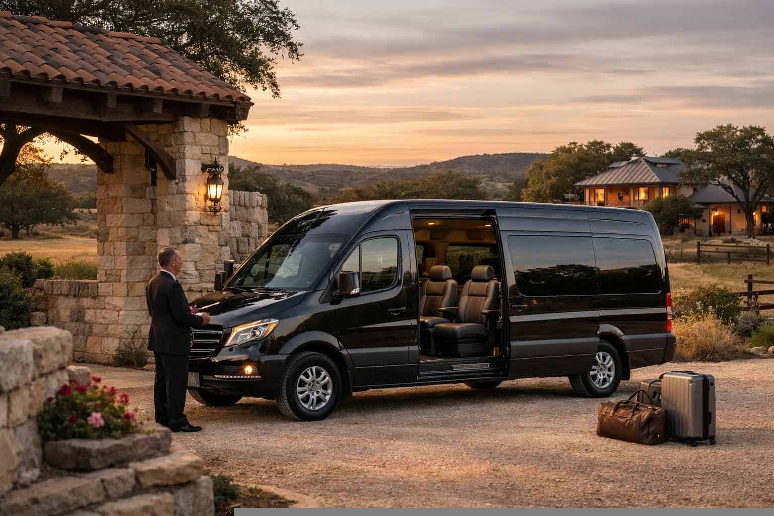 Passenger Van with Driver Services in Boerne Texas