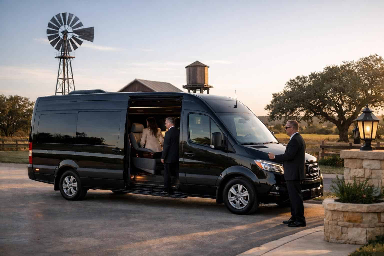 Passenger Van with Driver Services in Cibolo Texas