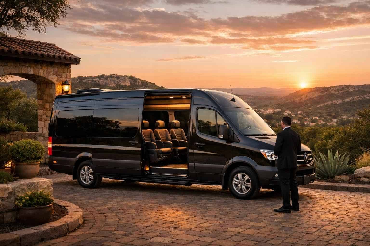 Passenger Van with Driver Services in Helotes Texas