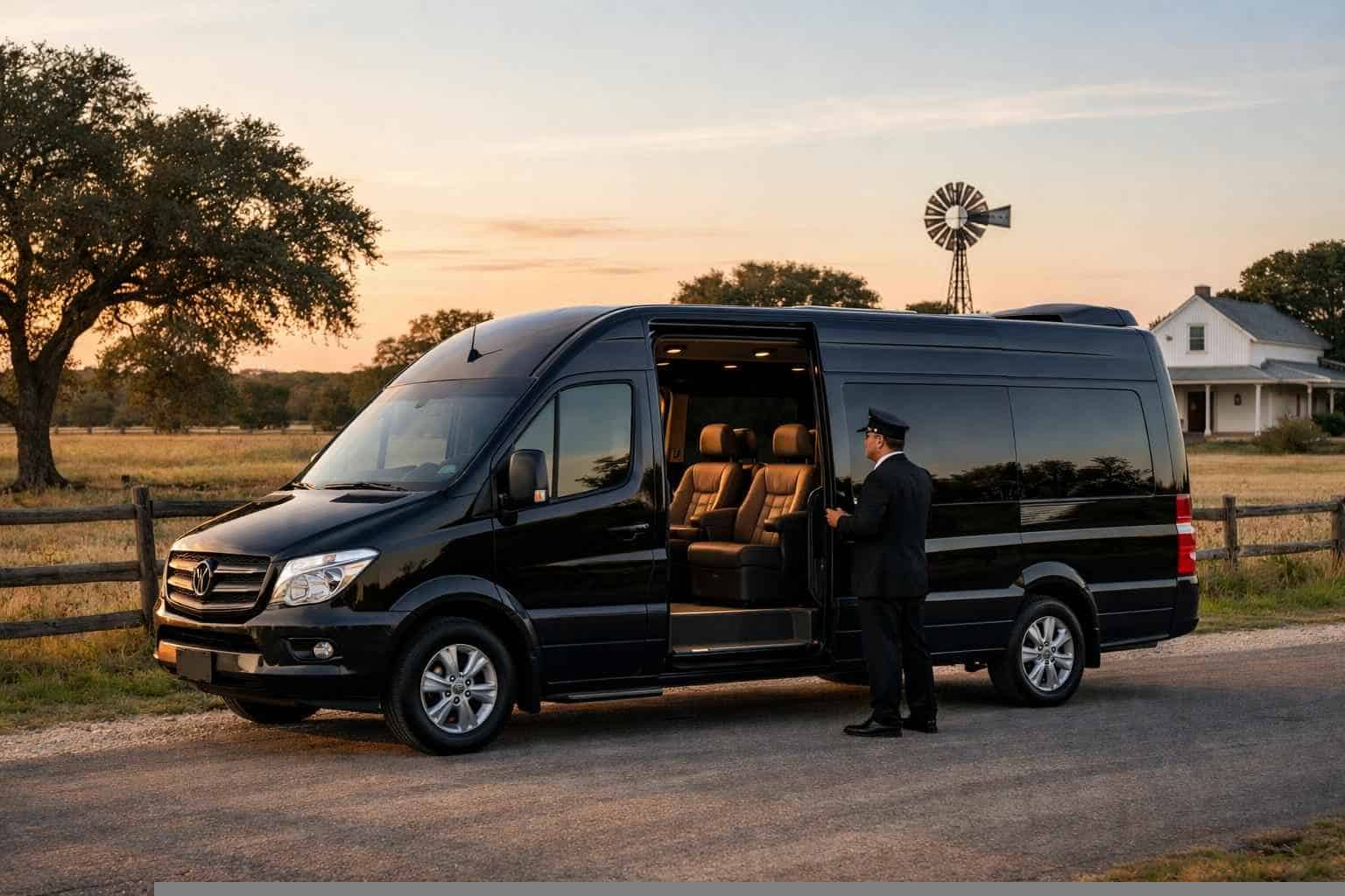 Passenger Van with Driver Services in La Vernia Texas