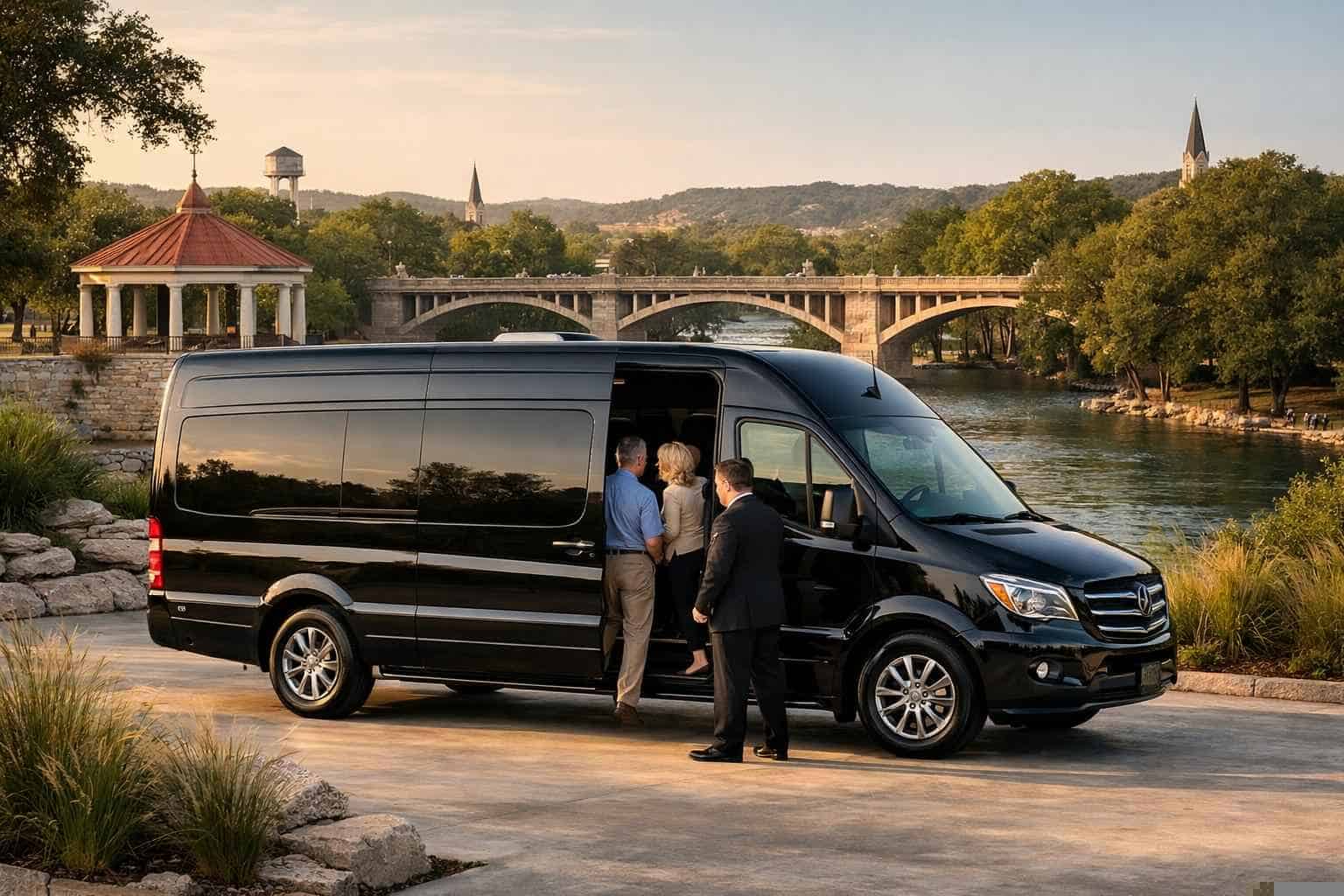 Passenger Van with Driver Services in New Braunfels Texas