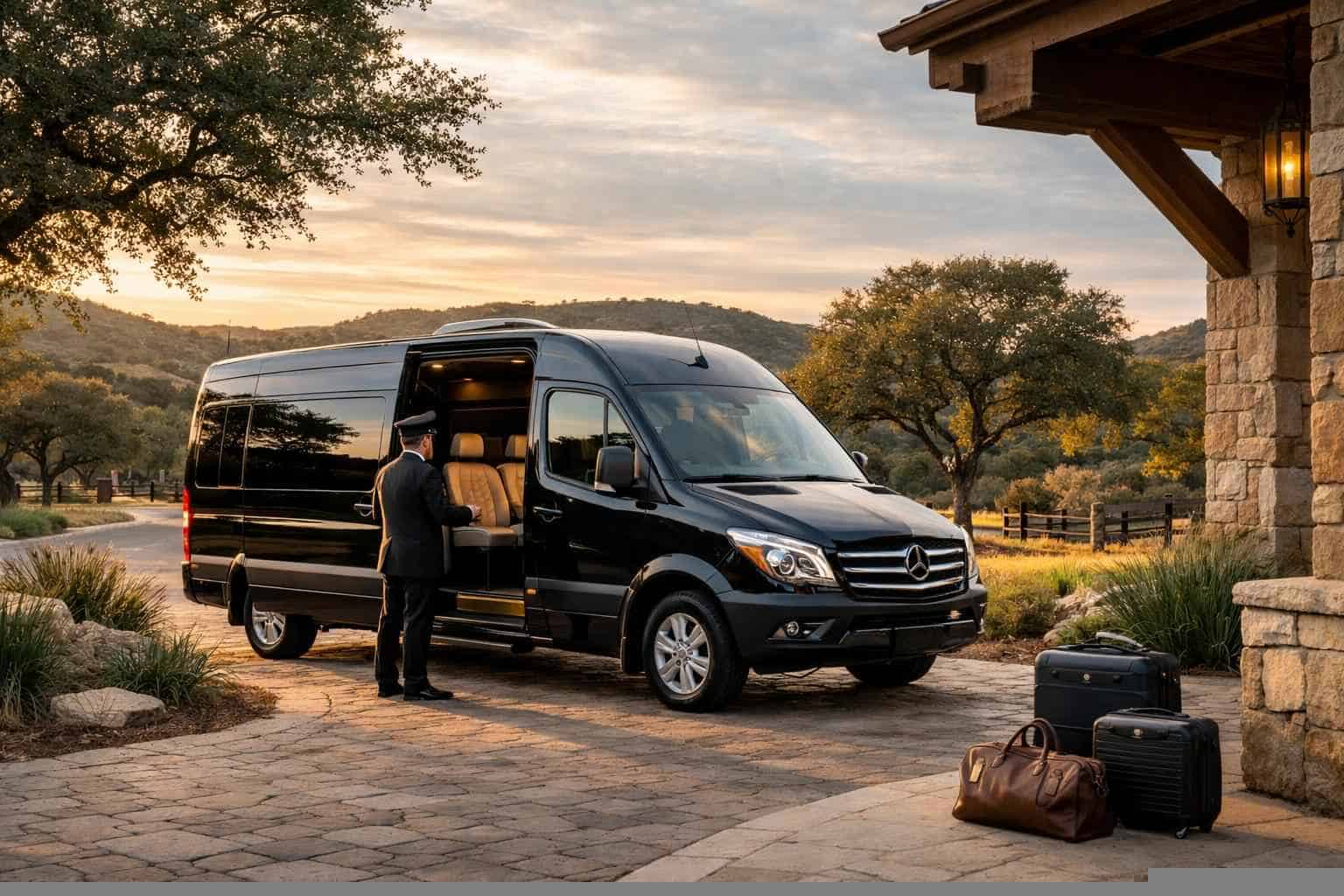 Passenger Vans with Driver in Boerne Texas