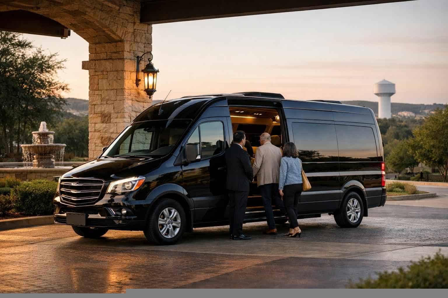 Passenger Vans with Driver in Schertz Texas