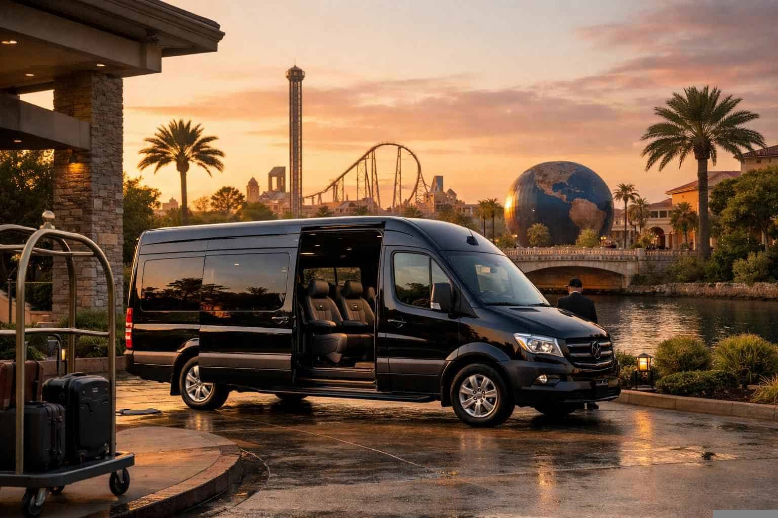 Passenger Vans with Driver in Universal City Texas