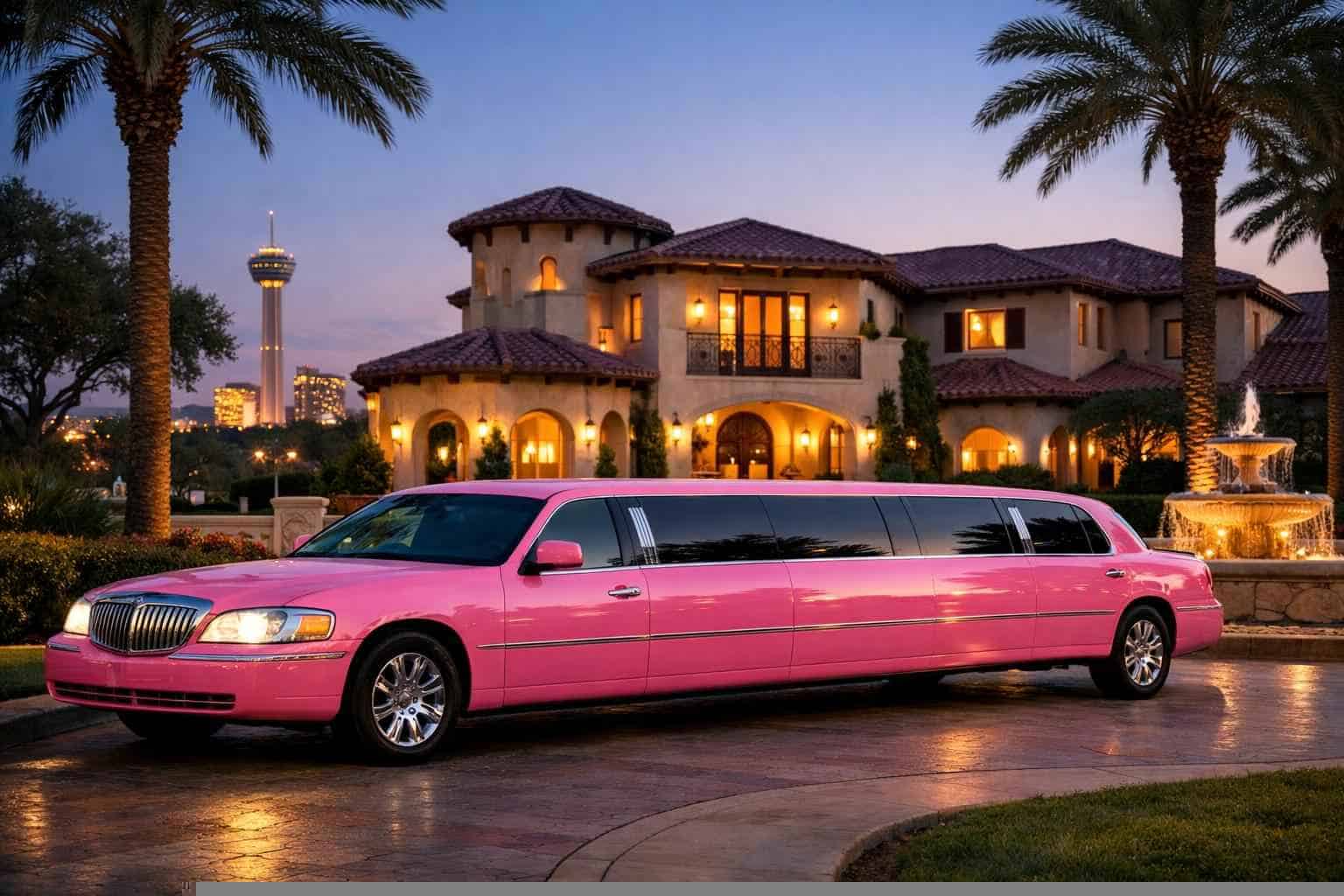 Pink Limo Rental Alamo Heights TX