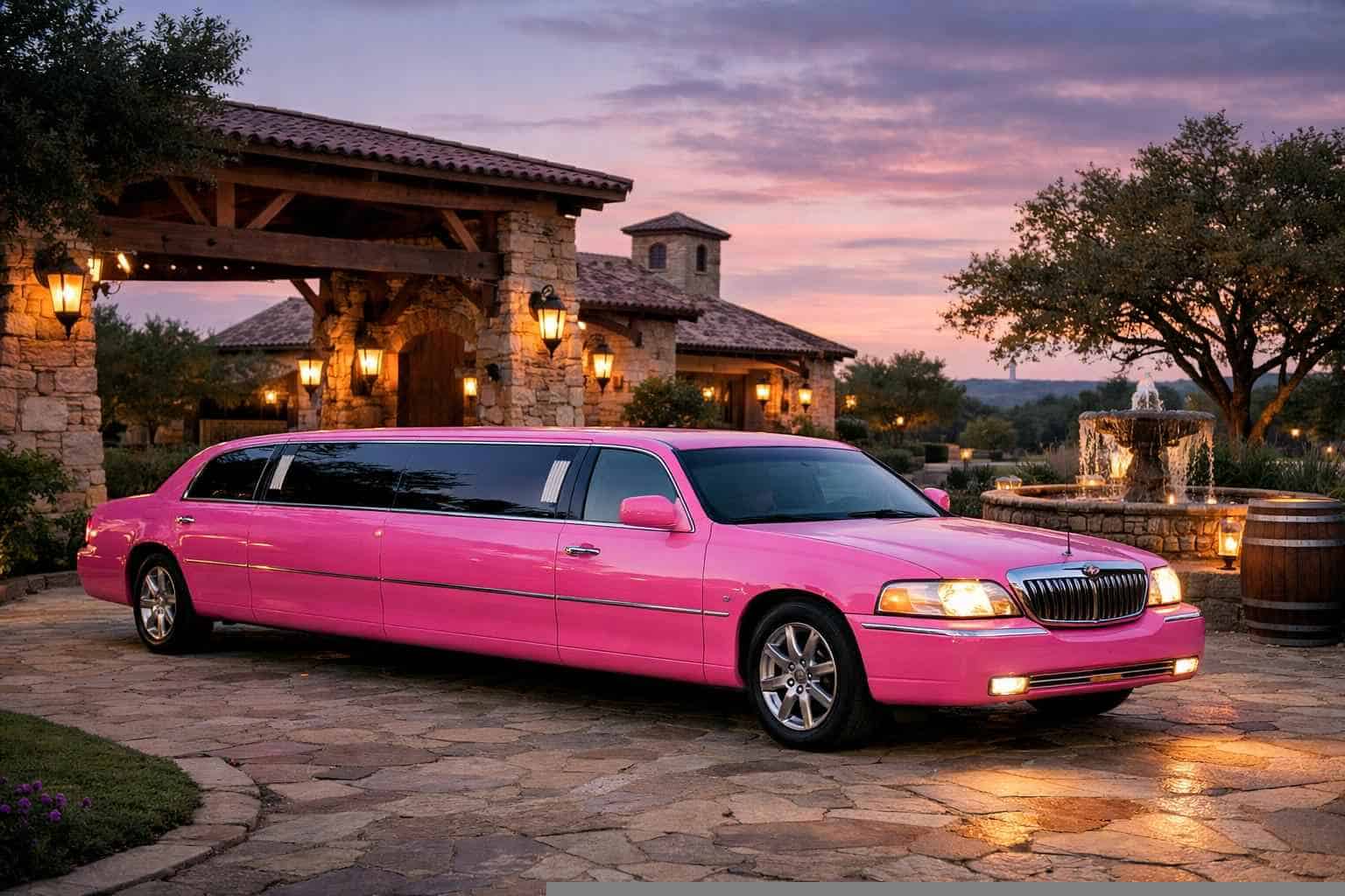 Pink Limo Rental Boerne TX
