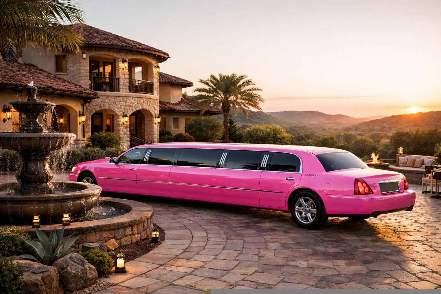 Pink Limo Rental Bulverde TX