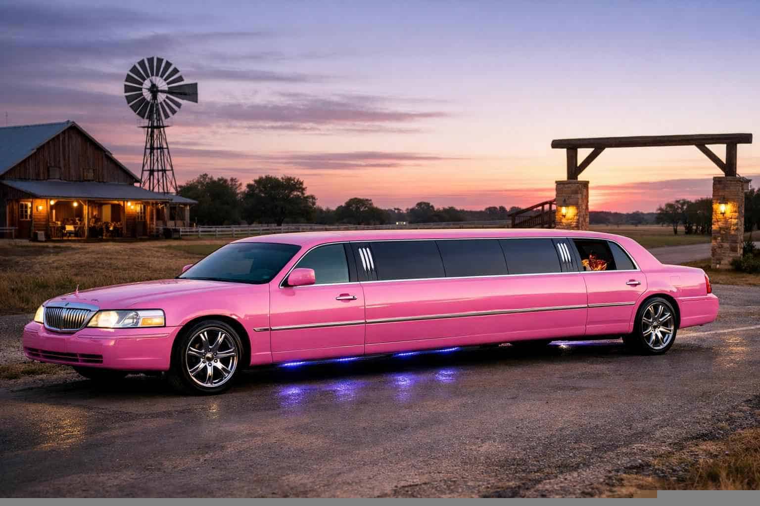 Pink Limo Rental Floresville TX