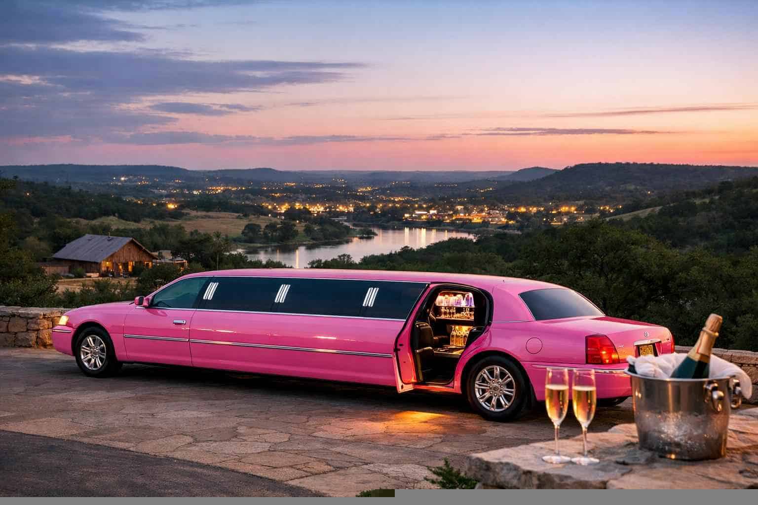 Pink Limo Rental Near Me Boerne TX