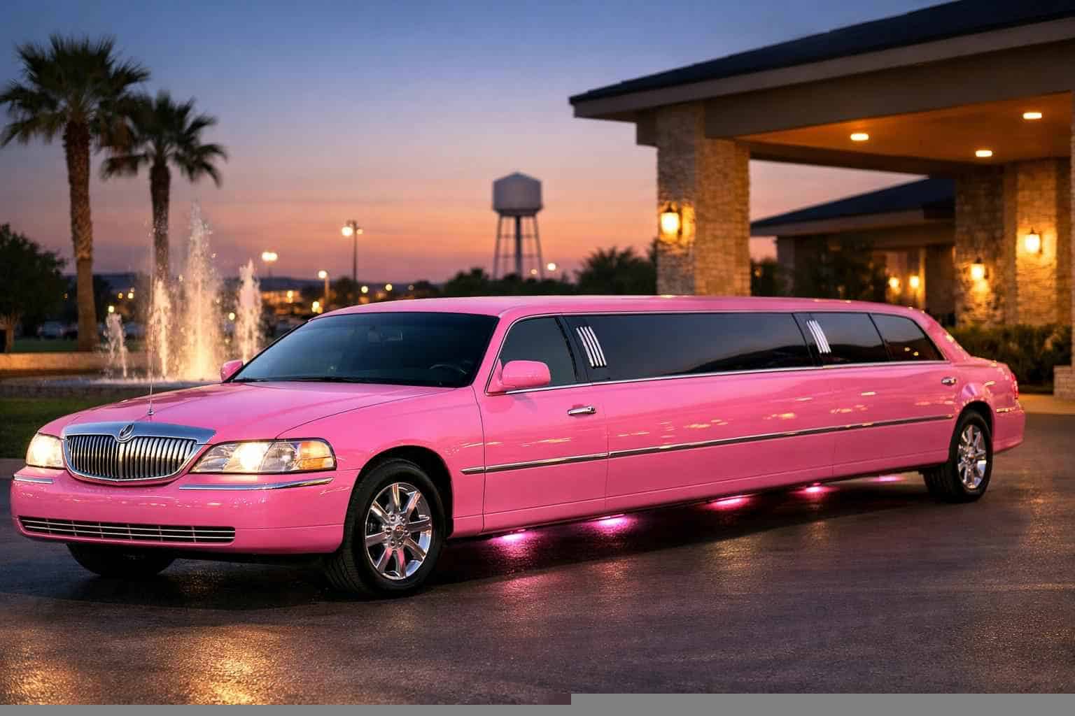 Pink Limo Rental Near Me Converse TX