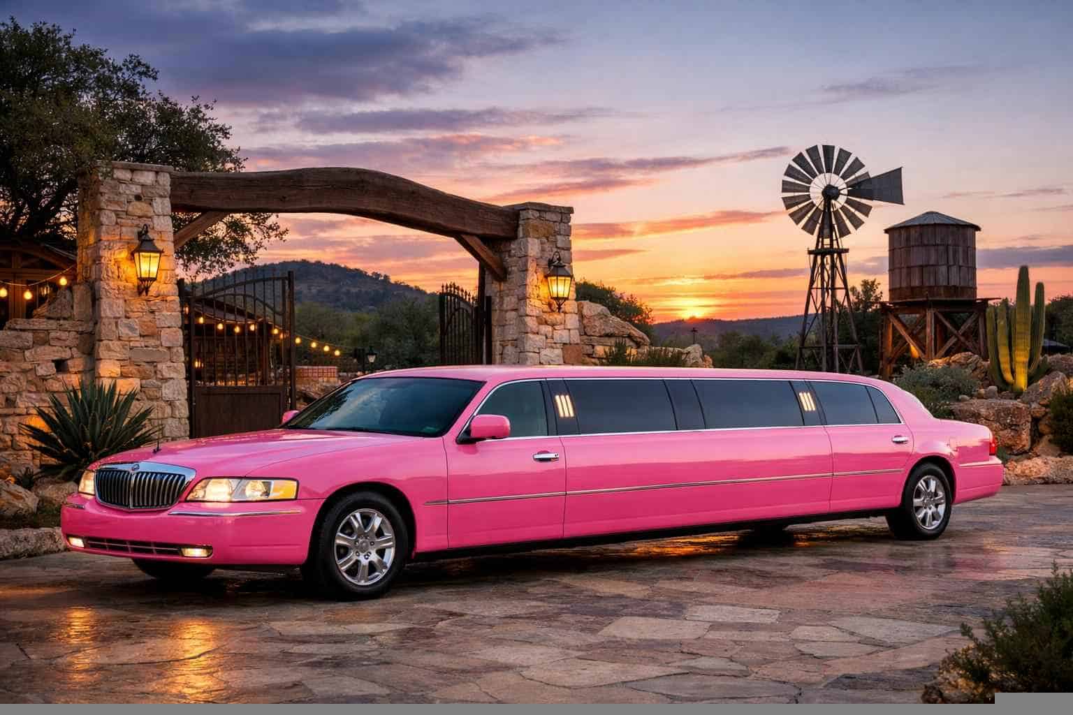 Pink Limo Rental Near Me Helotes TX
