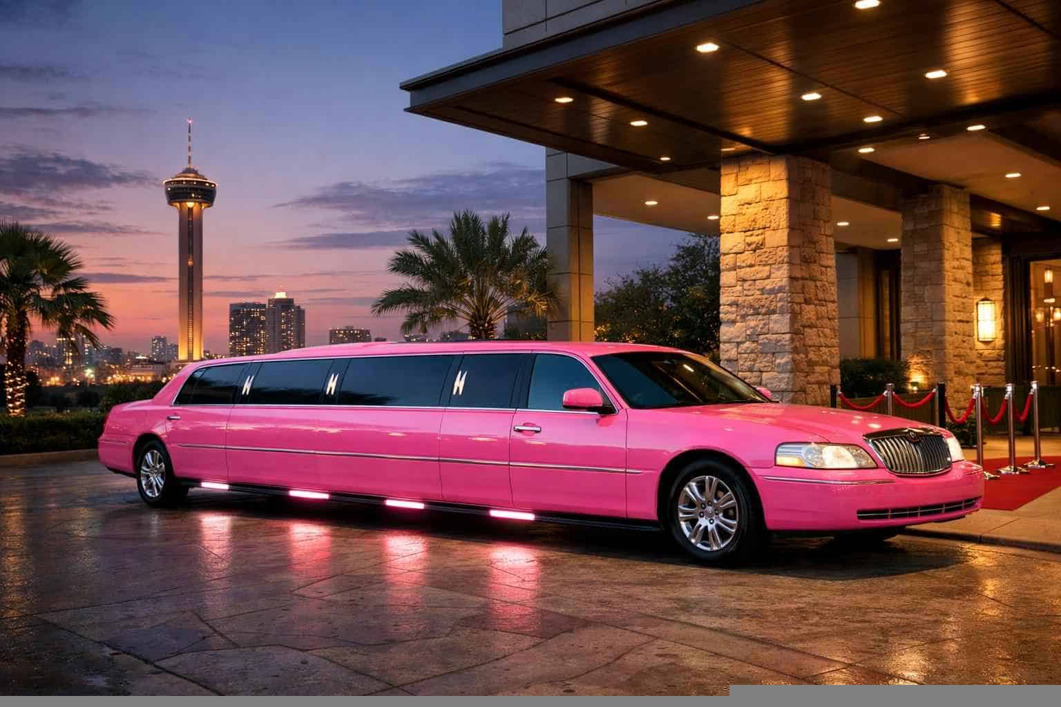 Pink Limo Rental Near Me Leon Valley TX
