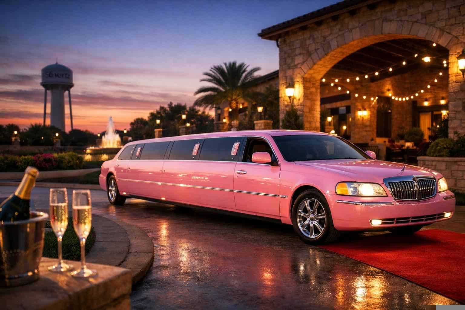 Pink Limo Rental Near Me Schertz TX