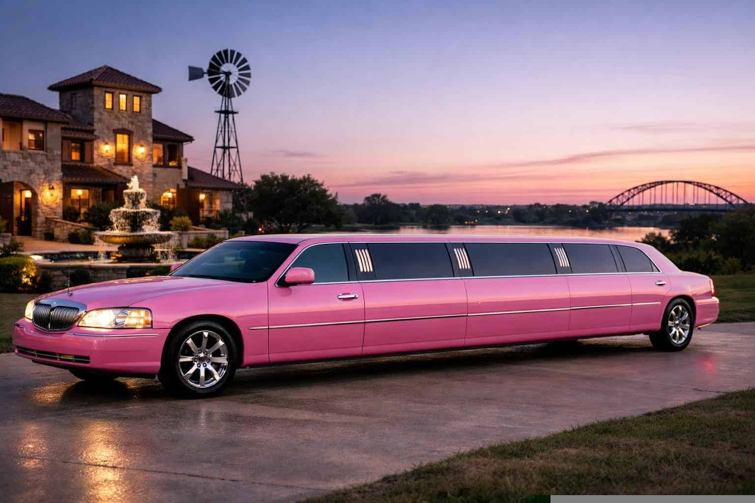 Pink Limo Rental Near Me Seguin TX