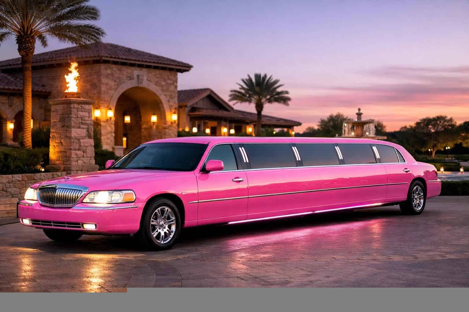 Pink Limo Rental Near Me Selma TX